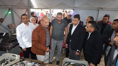 محافظ السويس يتابع بمنافذ التموين توفير الاسماك بأسعار مخفضة