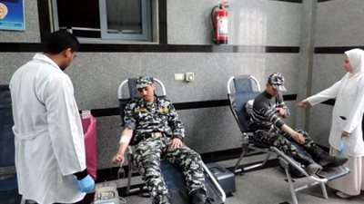  حملة تحمل شعار الإنسانية: أمن البحيرة ينظم حملة للتبرع بالدم
