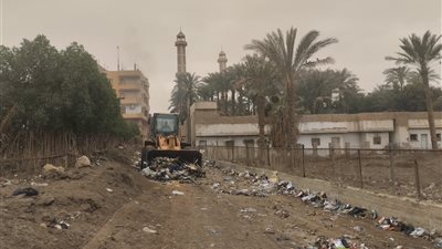 حملة نظافة وتطهير الترع ورفع الإشغالات بمركز أبو النمرس بالجيزة 