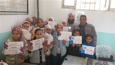 معهد منشأة الأوقاف الأزهري يكرّم أوائل الطلاب وحفظة القرآن بكفر الدوار