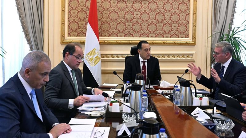 رئيس الوزراء مع وزيرى