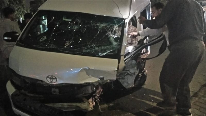 حادث وصلة دهشور بين