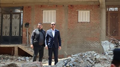 متابعة محافظ الجيزة لحملات إزالة المخالفات والتعديات على الأراضي الزراعية