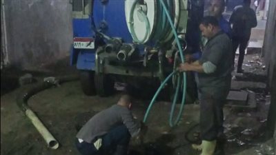 استجابة فورية لشكاوى المواطنين.. إنهاء أزمة انسداد الصرف الصحي ببشتيل