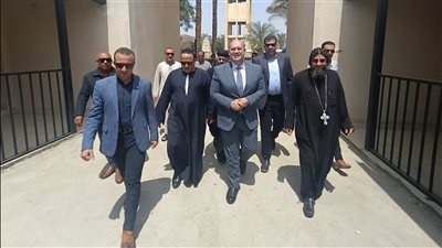 نائب محافظ الجيزة في زيارة لمطرانية أطفيح تؤكد روح الوحدة الوطنية