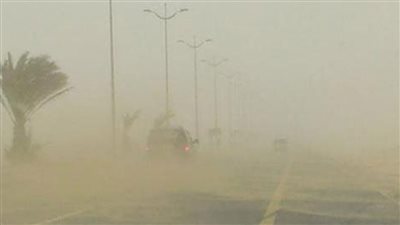 الأرصاد الجوية تُحذر : عاصفة ترابية وانخفاض الرؤية 