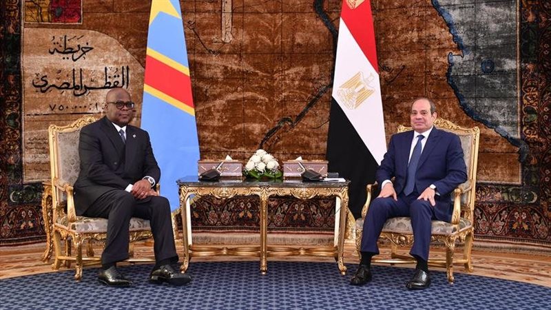 الرئيس السيسي ورئيس جمهورية الكونغو