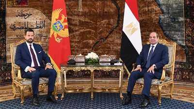 الرئيس السيسي يتلقى دعوة رسمية لزيارة الجبل الأسود