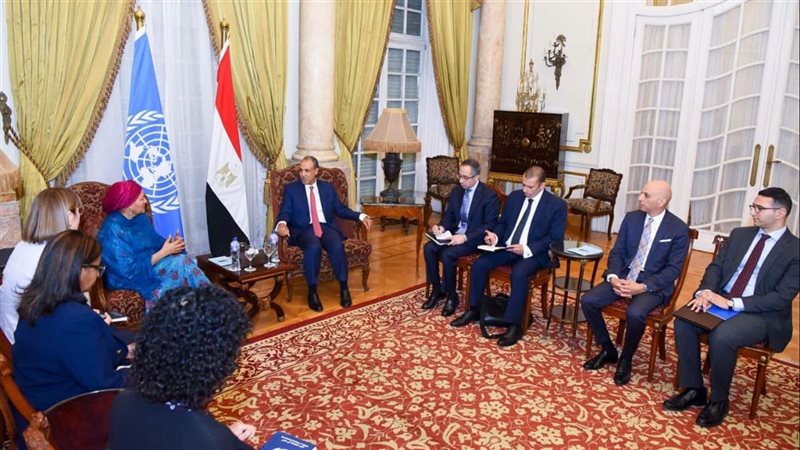 مصر والأمم المتحدة تبحثان تعزيز التعاون ودعم الاستقرار